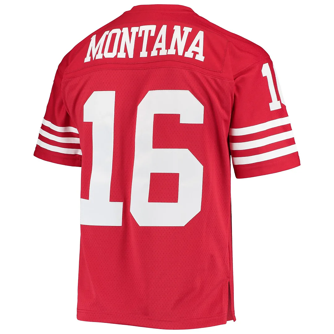 Zennovawear Joe Montana San Francisco 49ers Legacy Replica Jersey - Scarlet