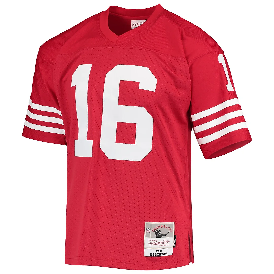 Zennovawear Joe Montana San Francisco 49ers Legacy Replica Jersey - Scarlet