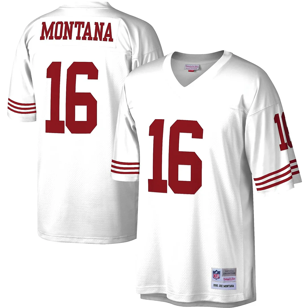 Zennovawear Joe Montana San Francisco 49ers 1990 Legacy Replica Jersey - White