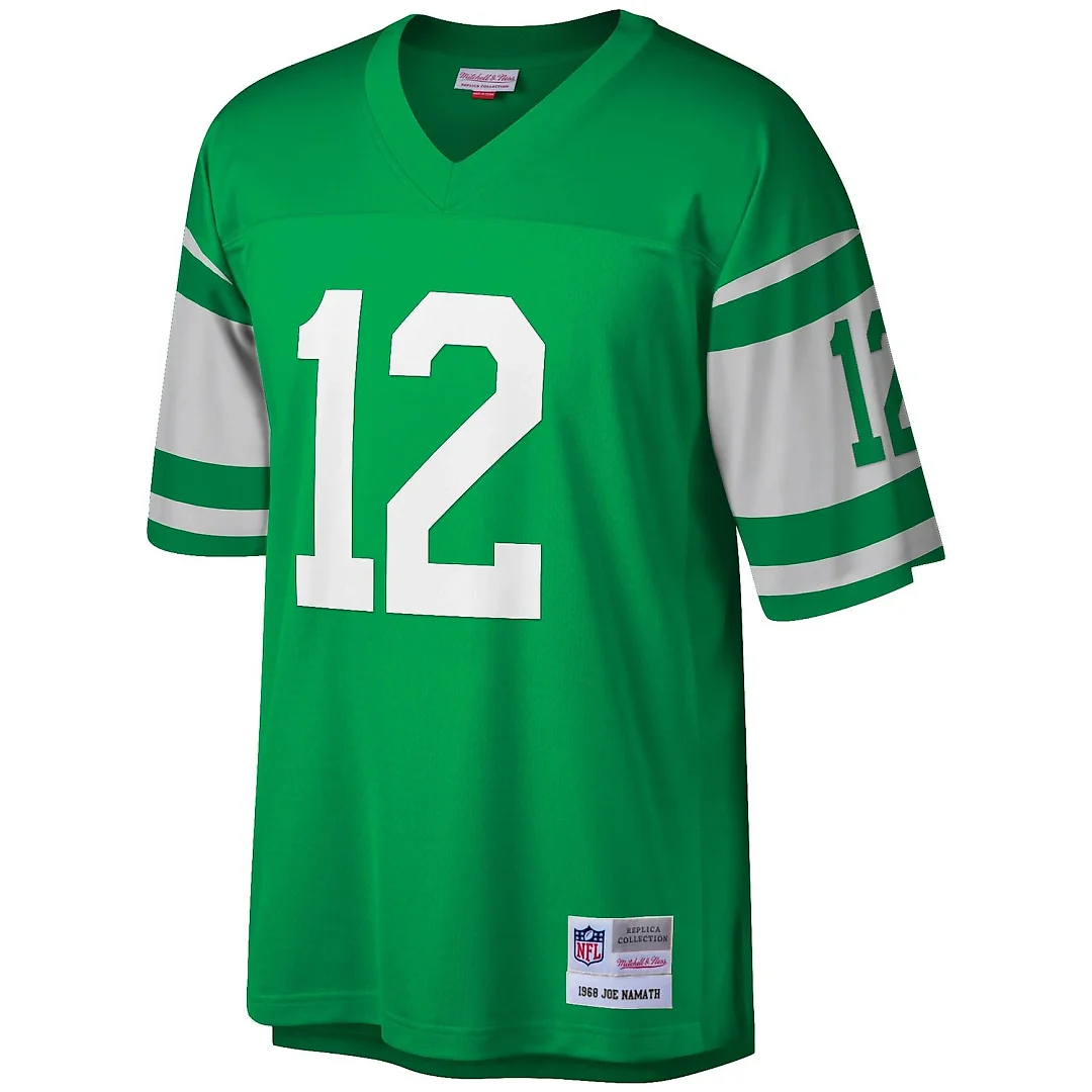 Zennovawear Joe Namath New York Jets Legacy Replica Jersey - Kelly Green