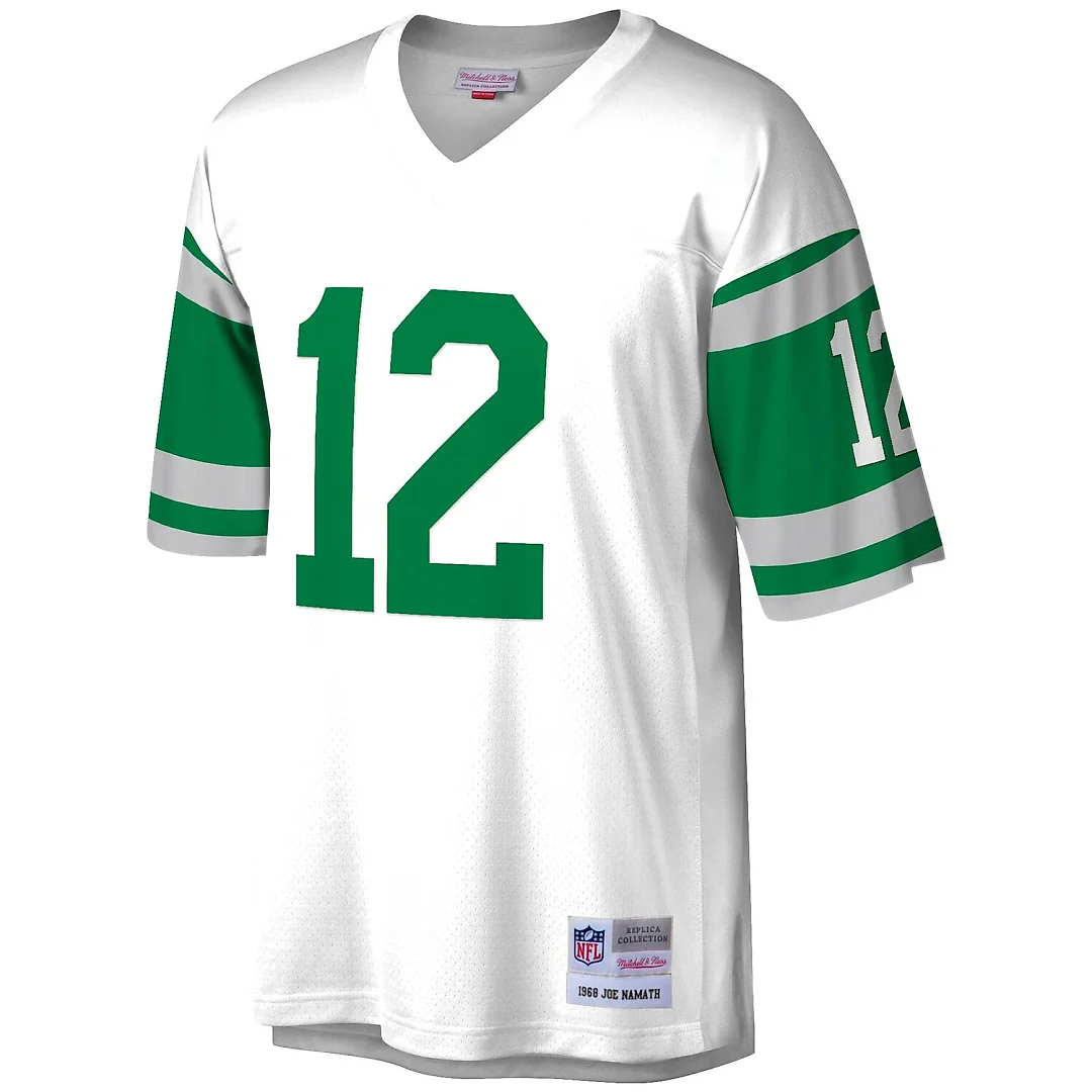 Zennovawear Joe Namath New York Jets Legacy Replica Jersey - White