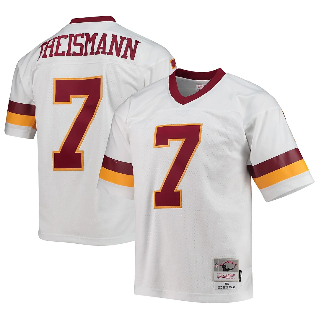Zennovawear Joe Theismann Washington Football Team Legacy Replica Jersey - White