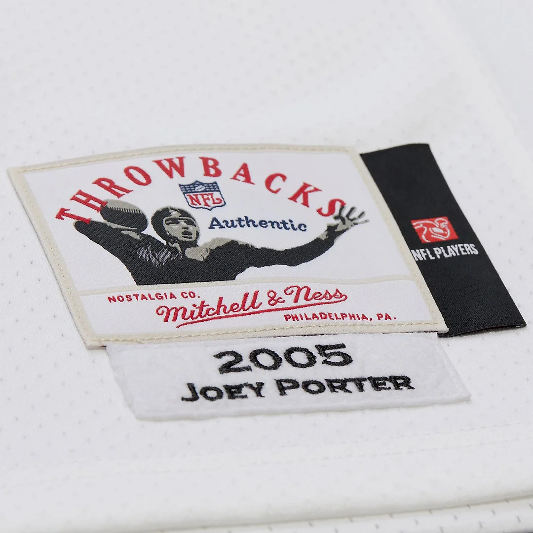 Zennovawear Joey Porter Pittsburgh Steelers 2005 Authentic Throwback Retired Player Jersey - White