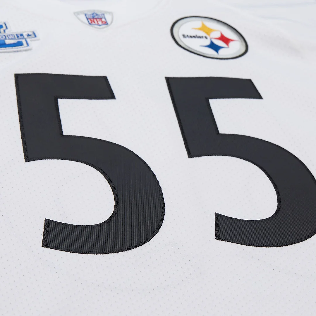 Zennovawear Joey Porter Pittsburgh Steelers 2005 Authentic Throwback Retired Player Jersey - White