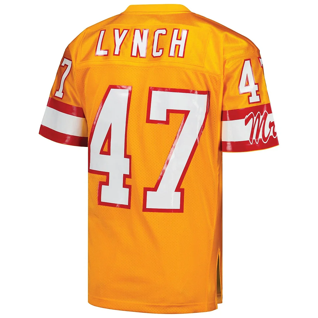 Zennovawear John Lynch Tampa Bay Buccaneers 1993 Authentic Throwback Retired Player Jersey - Orange