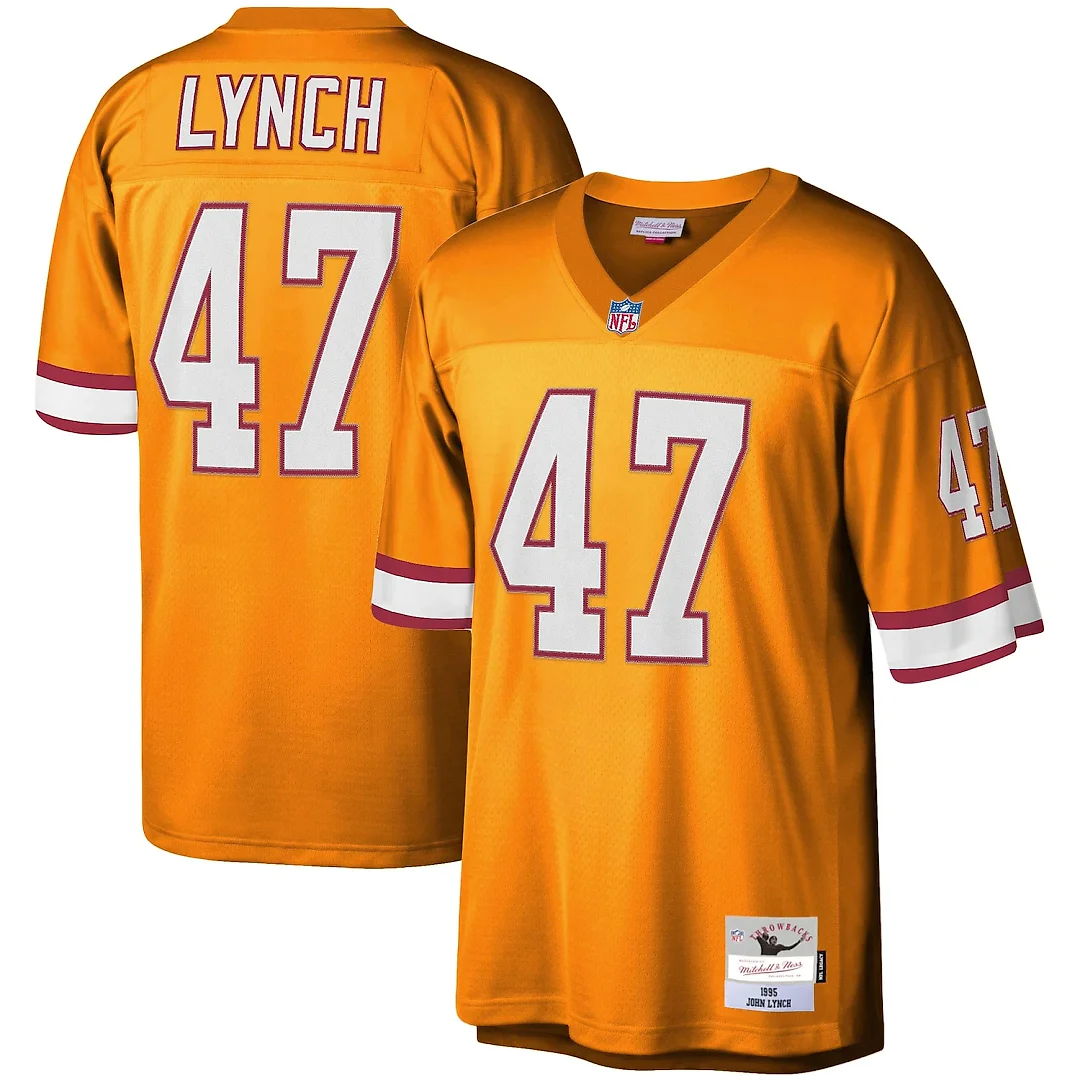 Zennovawear John Lynch Tampa Bay Buccaneers Big & Tall 1995 Legacy Retired Player Jersey - Orange