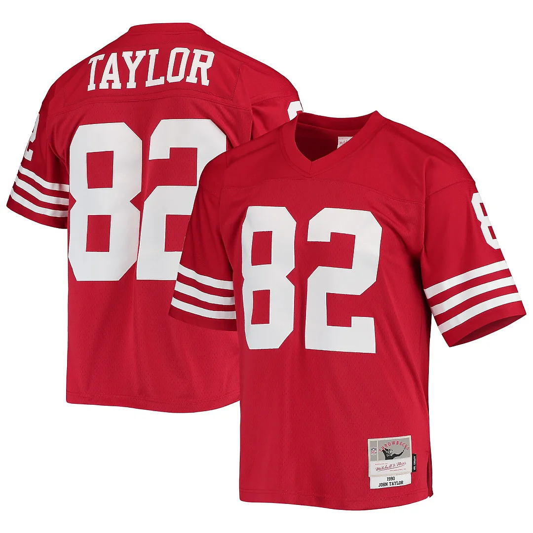 Zennovawear John Taylor San Francisco 49ers Legacy Replica Jersey - Scarlet