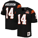 Zennovawear Ken Anderson Cincinnati Bengals 1981 Authentic Throwback Retired Player Jersey - Black