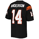 Zennovawear Ken Anderson Cincinnati Bengals 1981 Authentic Throwback Retired Player Jersey - Black