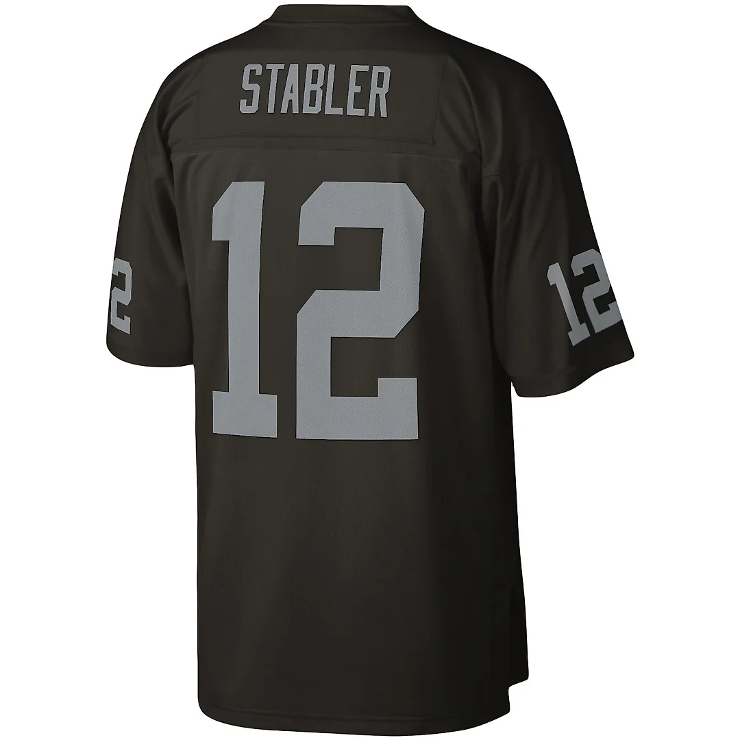 Zennovawear Ken Stabler Las Vegas Raiders Legacy Replica Jersey - Black
