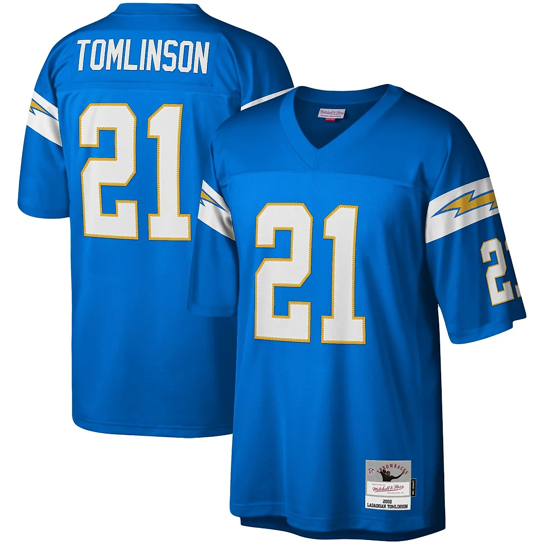 Zennovawear LaDainian Tomlinson Los Angeles Chargers Legacy Replica Jersey - Powder Blue