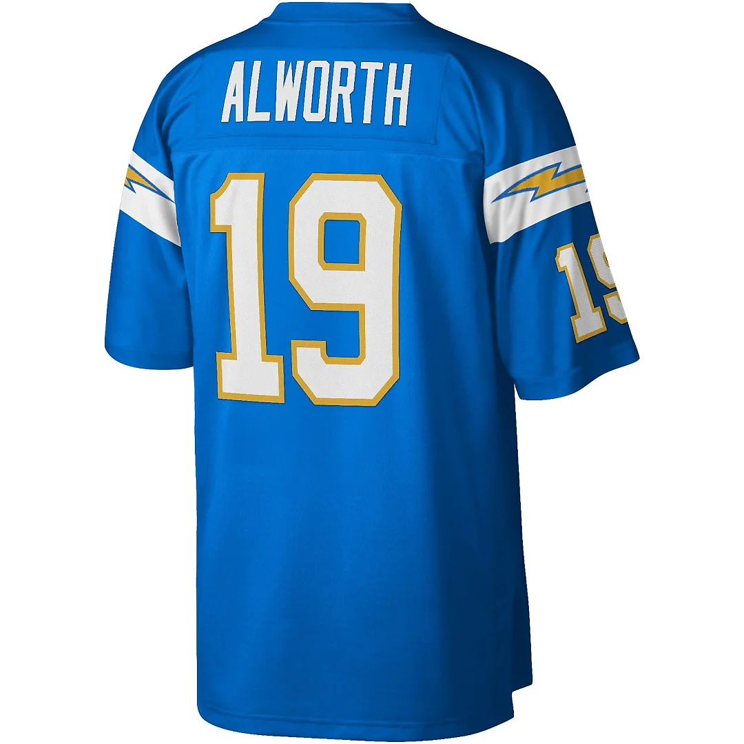 Zennovawear Lance Alworth Los Angeles Chargers Legacy Replica Jersey - Powder Blue