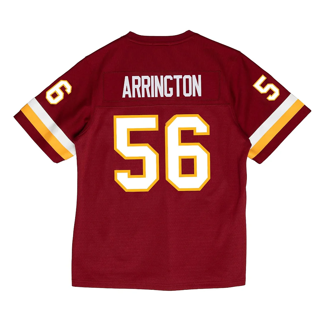 Zennovawear LaVar Arrington Washington Commanders 2001 Legacy Throwback Replica Jersey - Burgundy