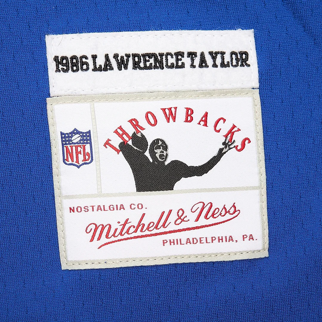 Zennovawear Lawrence Taylor New York Giants Player Name & Number Hoodie Legacy Jersey - Royal