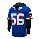 Zennovawear Lawrence Taylor New York Giants Player Name & Number Hoodie Legacy Jersey - Royal