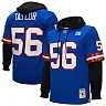 Zennovawear Lawrence Taylor New York Giants Player Name & Number Hoodie Legacy Jersey - Royal