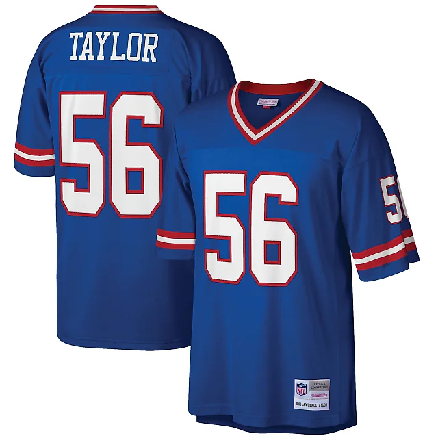 Zennovawear Lawrence Taylor New York Giants Big & Tall 1986 Retired Player Replica Jersey - Royal
