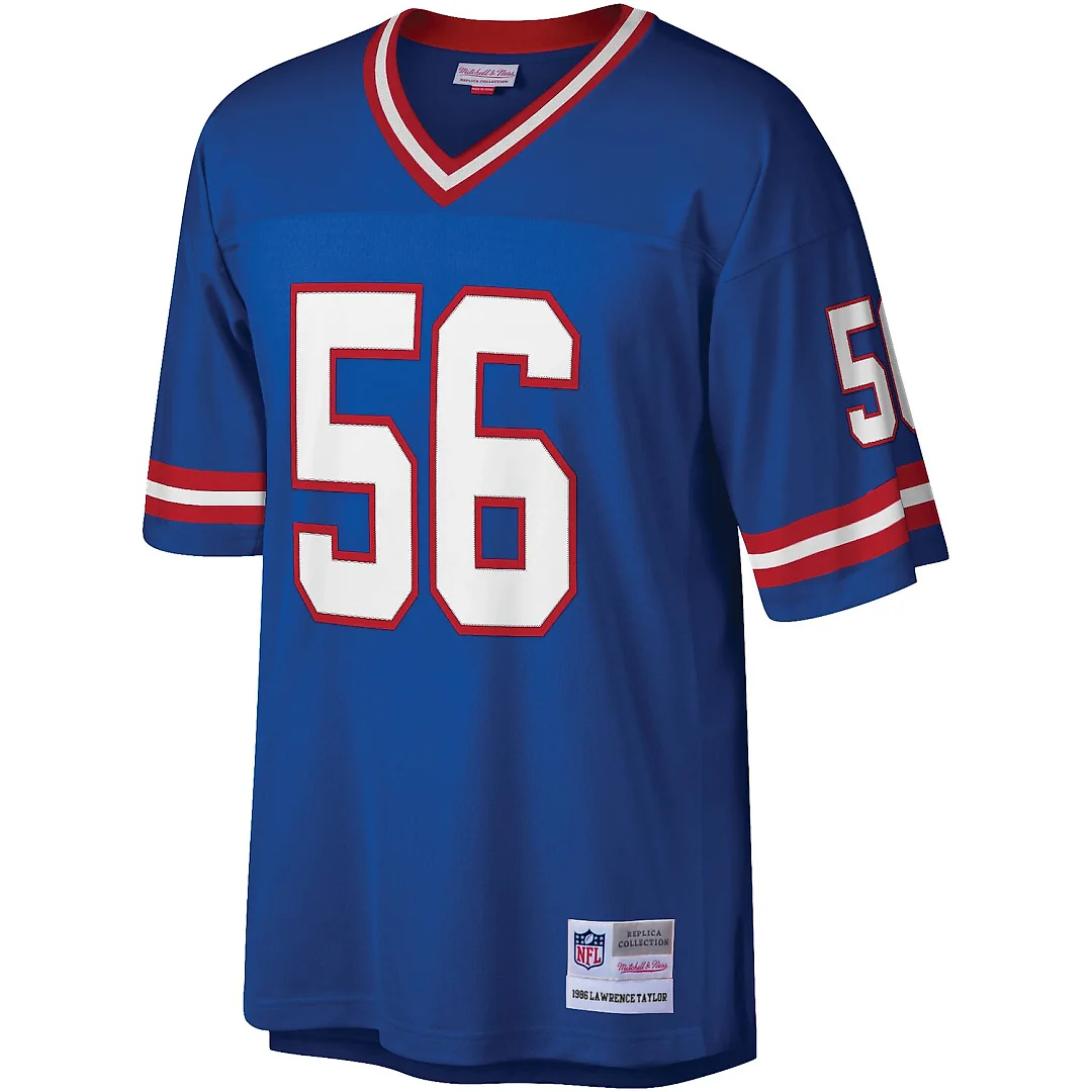 Zennovawear Lawrence Taylor New York Giants Legacy Replica Jersey - Royal