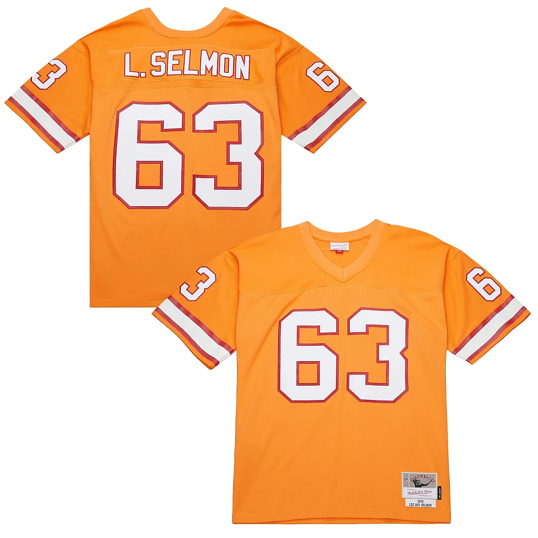 Zennovawear Lee Roy Selmon Tampa Bay Buccaneers 1976 Legacy Replica Jersey - Orange