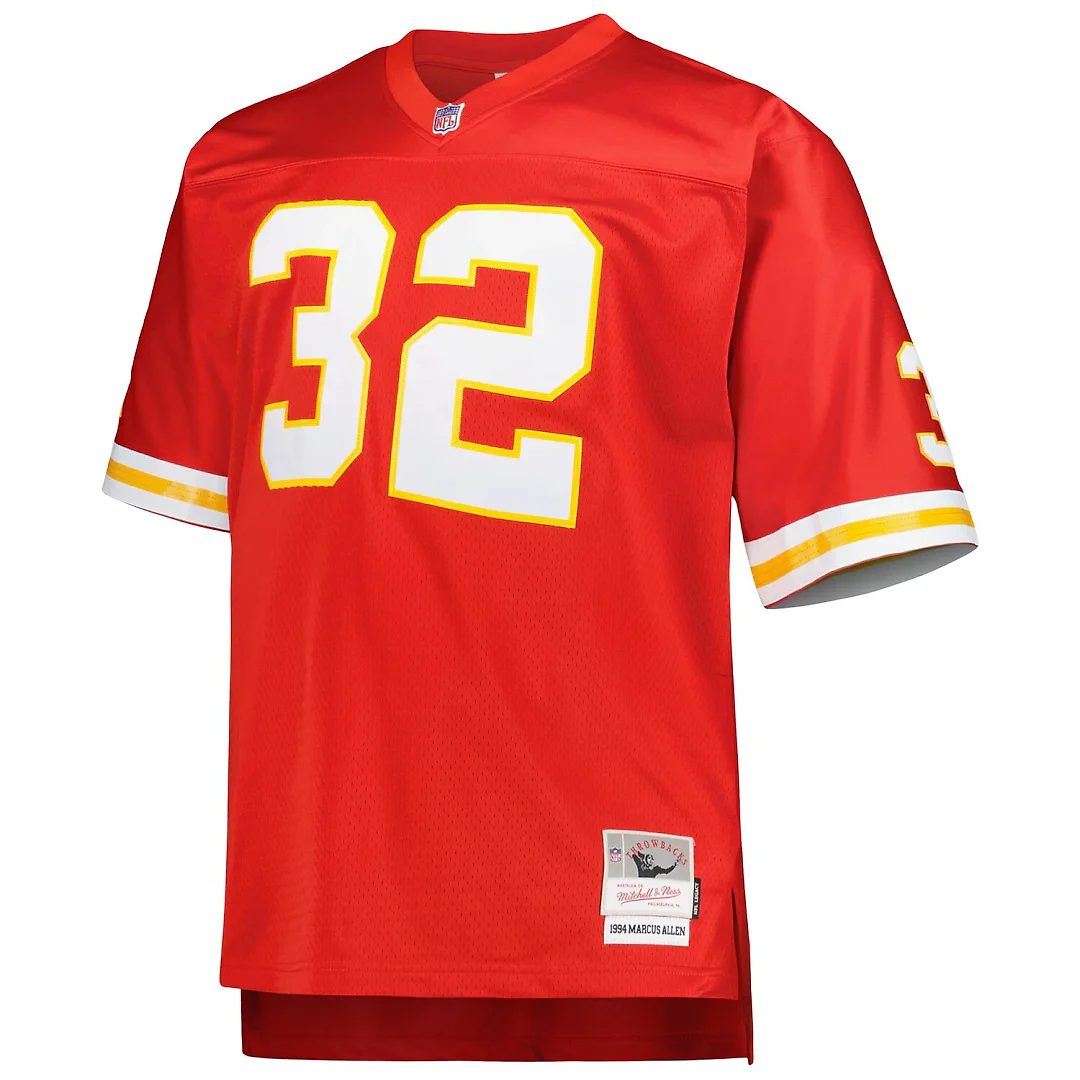 Zennovawear Marcus Allen Kansas City Chiefs Big & Tall 1994 Retired Player Replica Jersey - Red