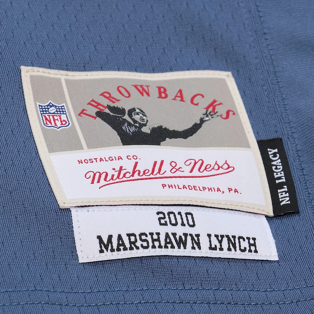 Zennovawear Marshawn Lynch Seattle Seahawks 2010 Legacy Throwback Replica Jersey - Blue