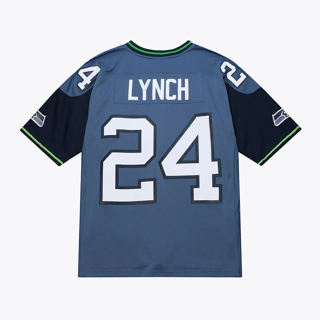 Zennovawear Marshawn Lynch Seattle Seahawks 2010 Legacy Throwback Replica Jersey - Blue