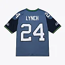 Zennovawear Marshawn Lynch Seattle Seahawks 2010 Legacy Throwback Replica Jersey - Blue