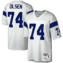 Zennovawear Merlin Olsen Los Angeles Rams Legacy Replica Jersey - White