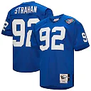 Zennovawear Michael Strahan New York Giants 1994 Authentic Throwback Retired Player Jersey - Royal
