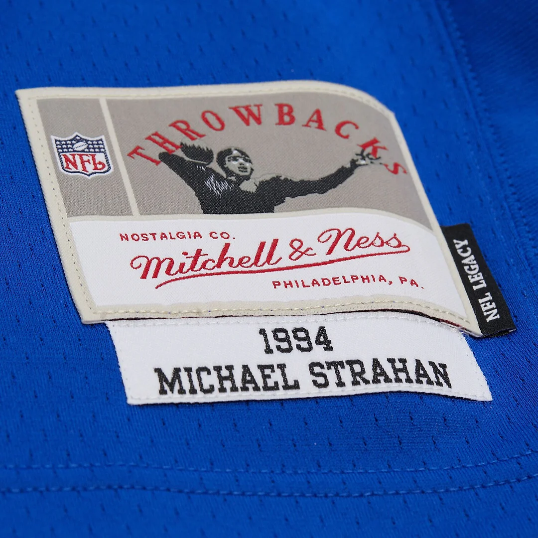 Zennovawear Michael Strahan New York Giants 1994 Legacy Replica Jersey - Royal