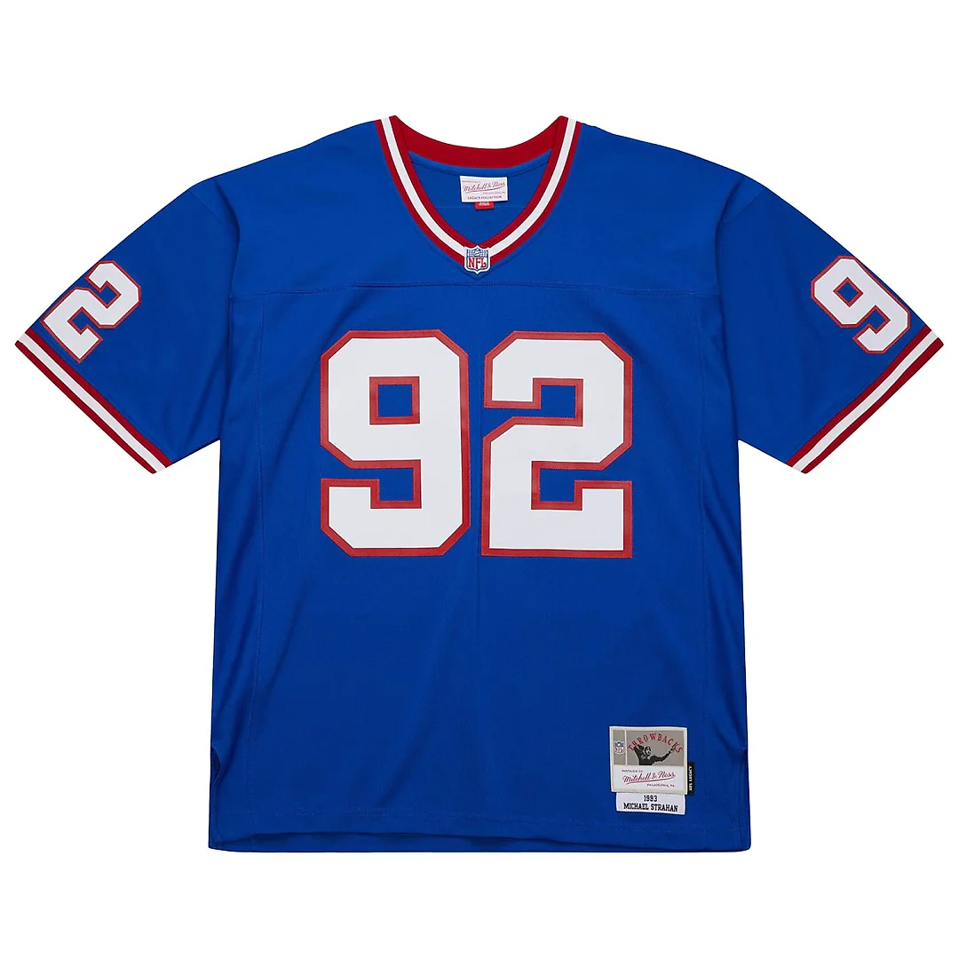 Zennovawear Michael Strahan New York Giants 1993 Legacy Replica Jersey - Royal