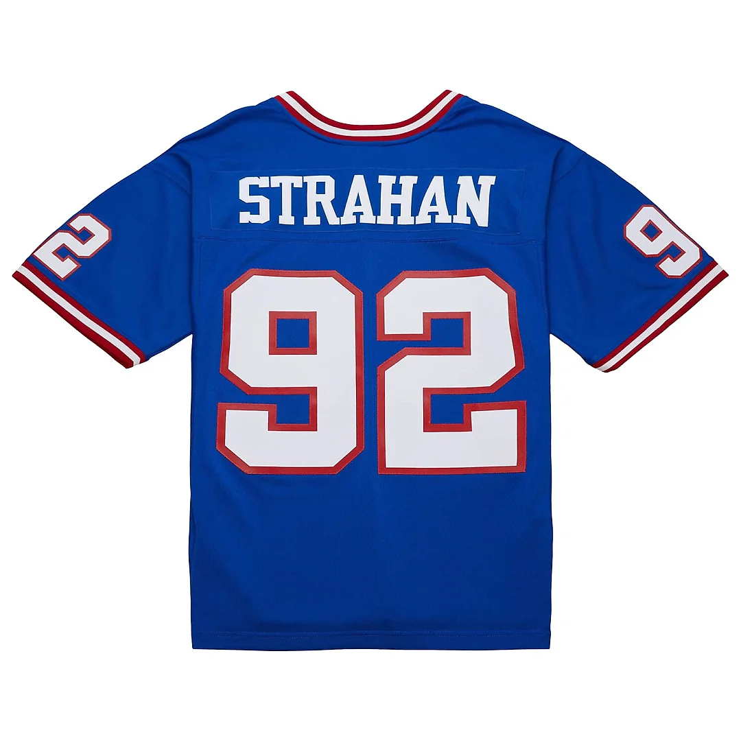 Zennovawear Michael Strahan New York Giants Big & Tall 1993 Retired Player Replica Jersey - Royal