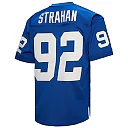 Zennovawear Michael Strahan New York Giants 1994 Authentic Throwback Retired Player Jersey - Royal