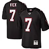 Zennovawear Michael Vick Atlanta Falcons Big & Tall 2002 Retired Player Replica Jersey - Black