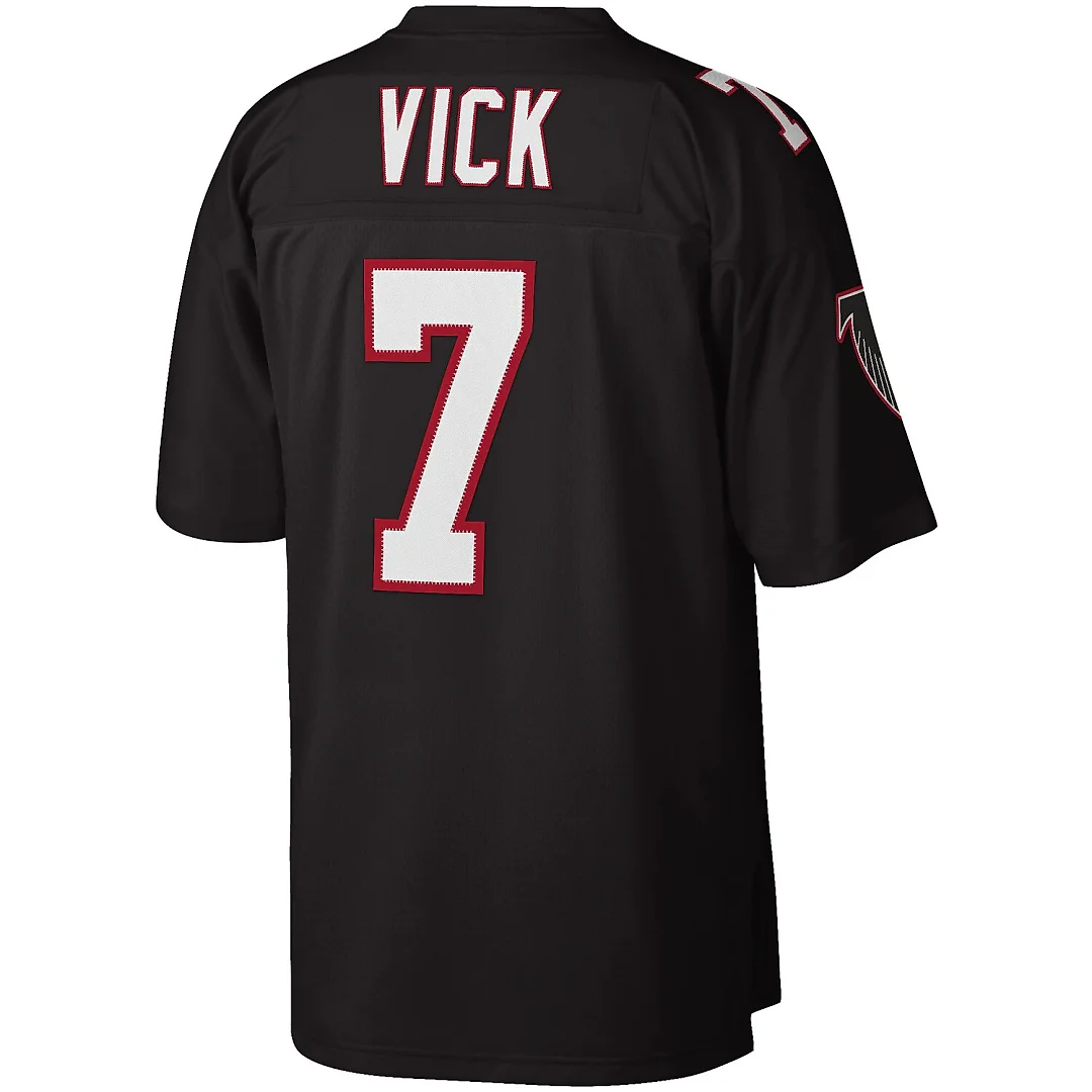 Zennovawear Michael Vick Atlanta Falcons Big & Tall 2002 Retired Player Replica Jersey - Black