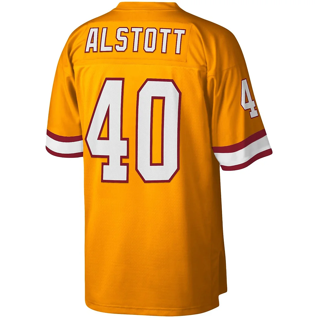 Zennovawear Mike Alstott Tampa Bay Buccaneers Big & Tall 1996 Retired Player Replica Jersey - Orange