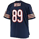 Zennovawear Mike Ditka Chicago Bears Big & Tall 1966 Retired Player Replica Jersey - Navy