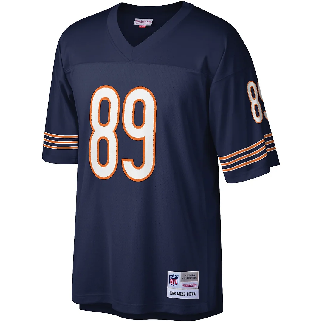 Zennovawear Mike Ditka Chicago Bears Legacy Replica Jersey - Navy
