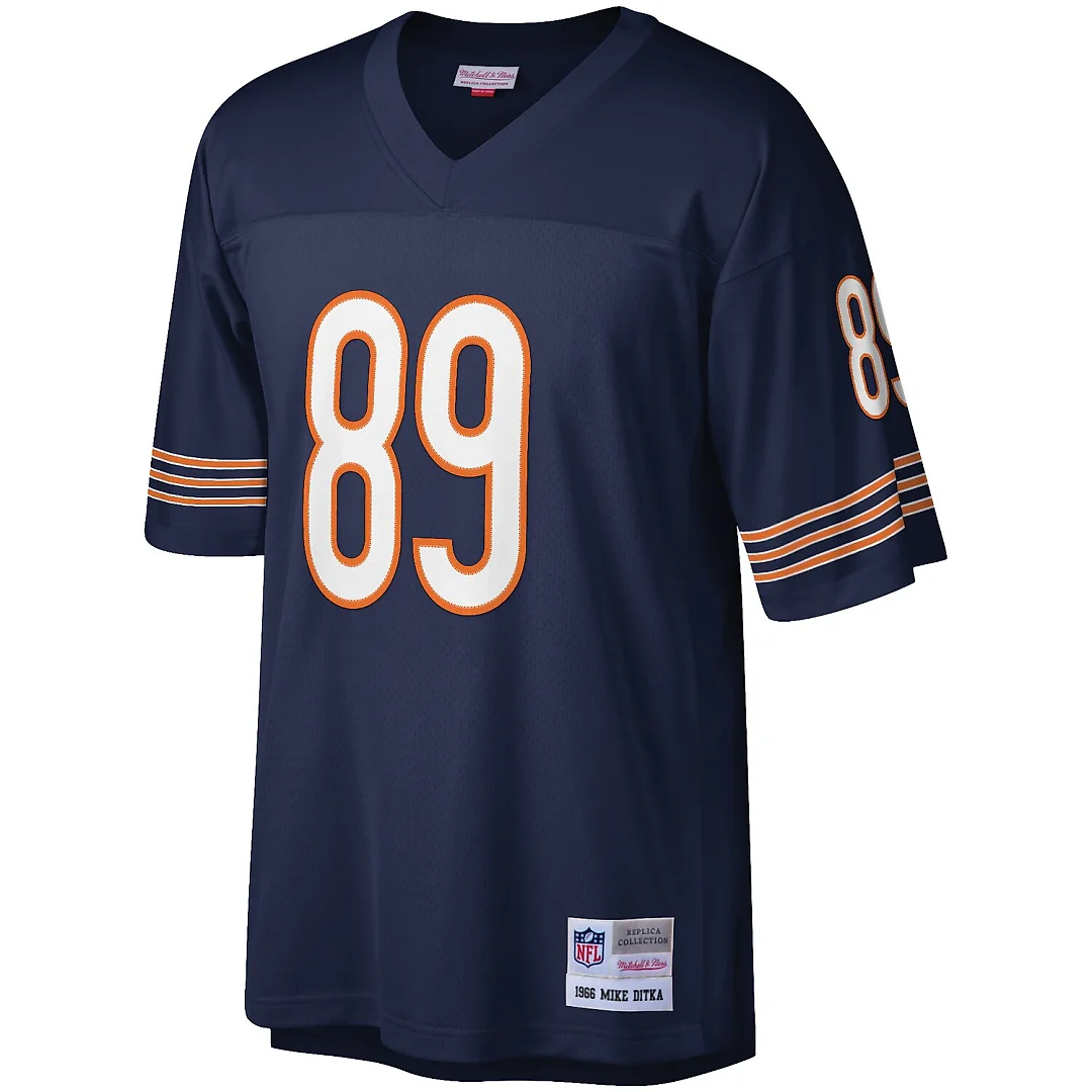 Zennovawear Mike Ditka Chicago Bears Retired Player Legacy Replica Jersey - Navy