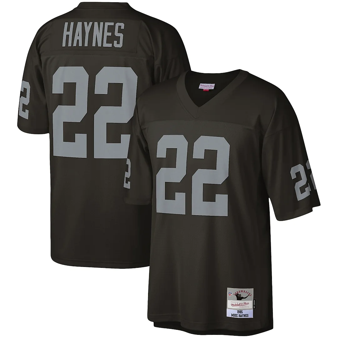 Zennovawear Mike Haynes Las Vegas Raiders Legacy Replica Jersey - Black
