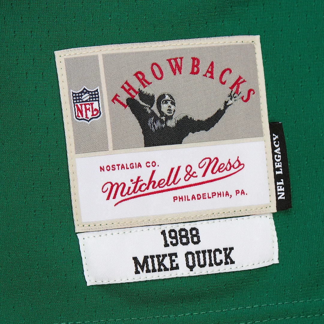 Zennovawear Mike Quick Philadelphia Eagles Legacy Replica Jersey - Kelly Green