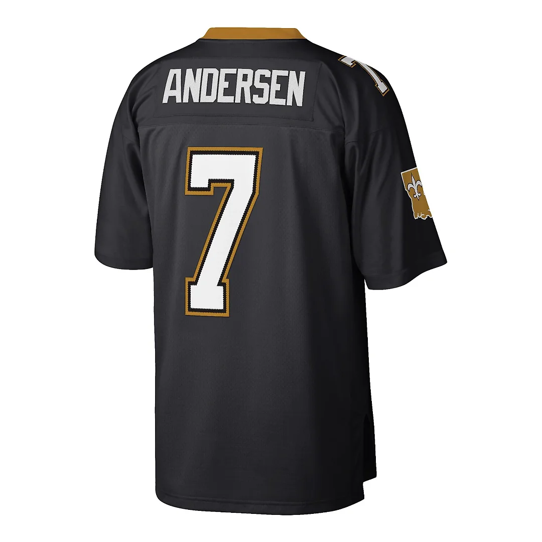 Zennovawear Morten Andersen New Orleans Saints Retired Player Legacy Replica Jersey - Black