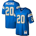 Zennovawear Natrone Means Los Angeles Chargers Legacy Replica Jersey - Powder Blue