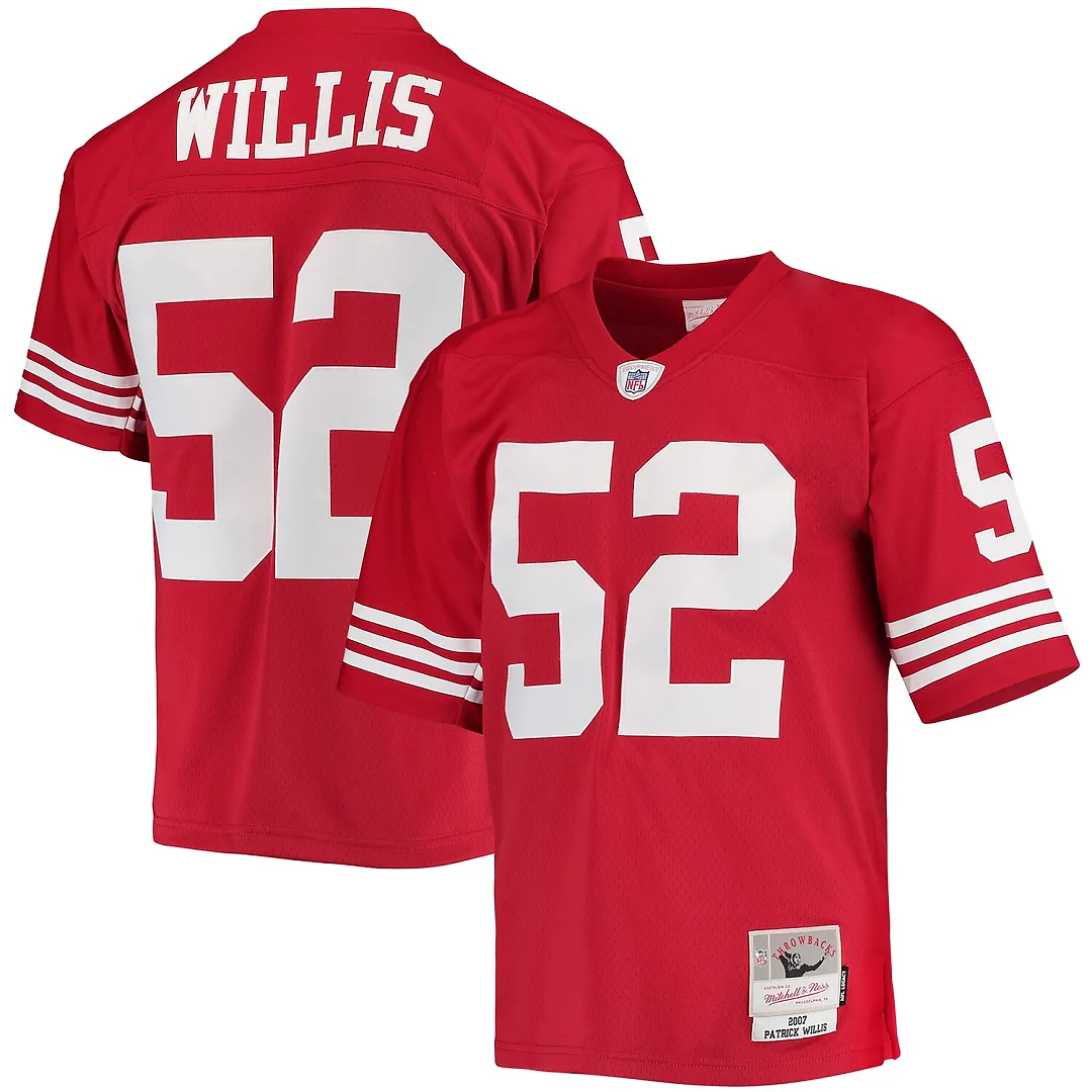 Zennovawear Patrick Willis San Francisco 49ers Legacy Replica Jersey - Scarlet