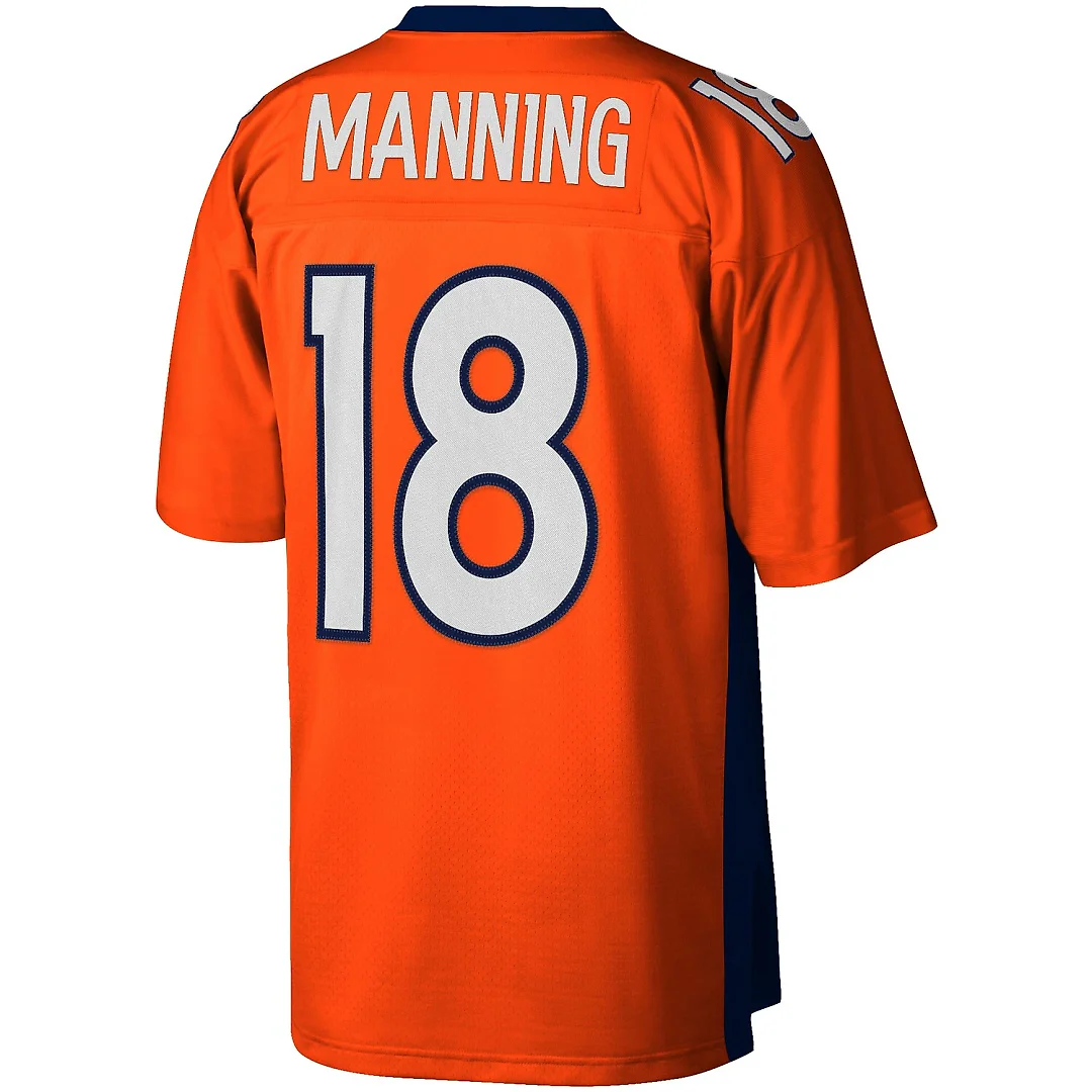 Zennovawear Peyton Manning Denver Broncos Big & Tall 2015 Retired Player Replica Jersey - Orange