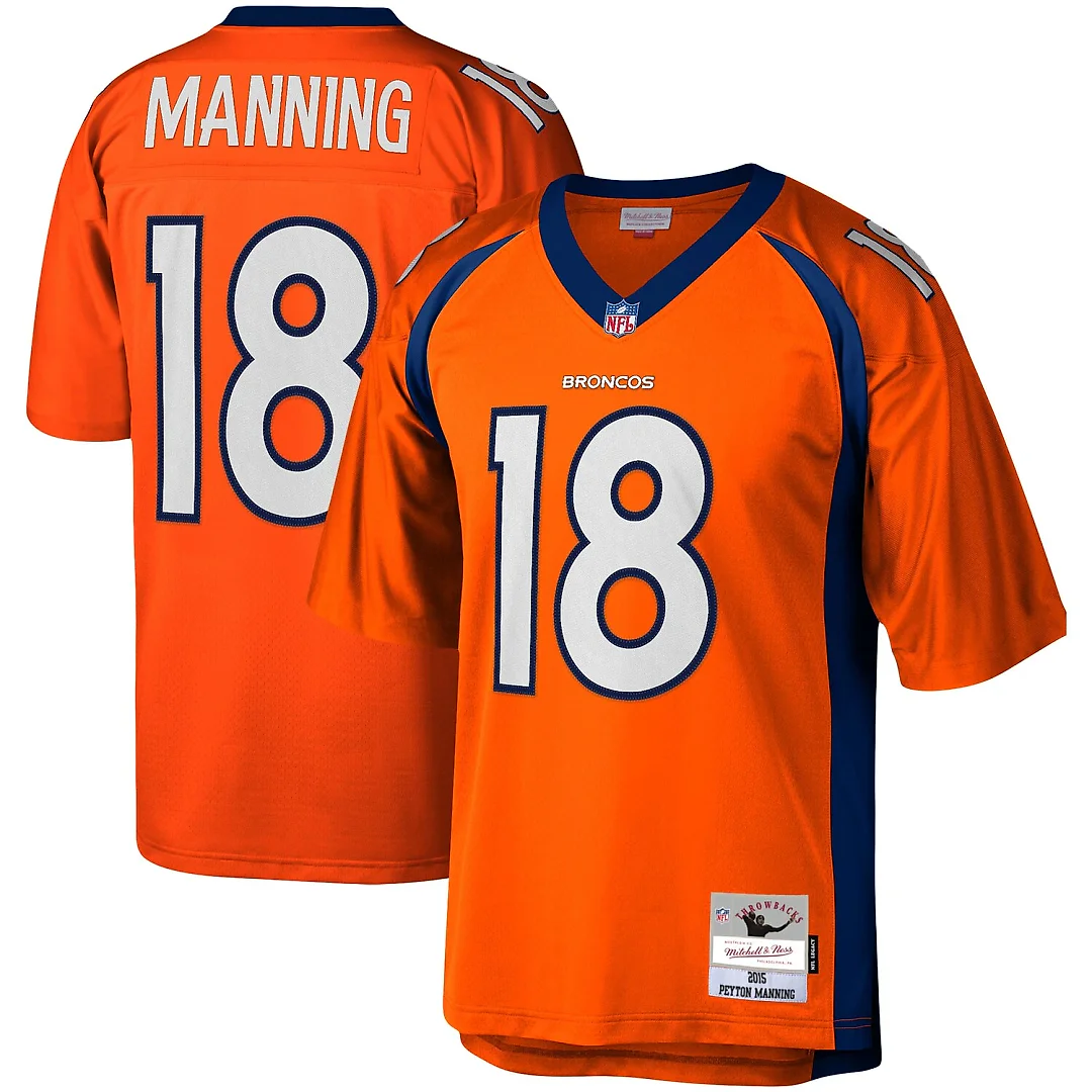 Zennovawear Peyton Manning Denver Broncos Legacy Replica Jersey - Orange