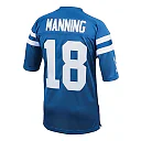 Zennovawear Peyton Manning Indianapolis Colts 1998 Authentic Throwback Retired Player Jersey - Royal