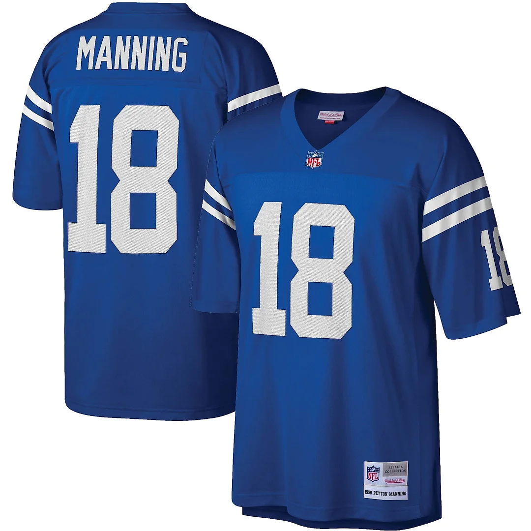 Zennovawear Peyton Manning Indianapolis Colts Legacy Replica Jersey - Royal