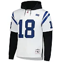 Zennovawear Peyton Manning Indianapolis Colts Player Name & Number Hoodie Legacy Jersey - White
