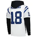 Zennovawear Peyton Manning Indianapolis Colts Player Name & Number Hoodie Legacy Jersey - White